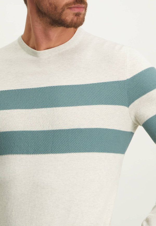 State of Art STRIPED ROUND NECK