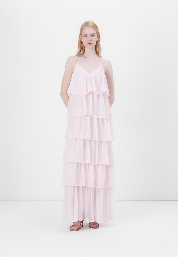VILA VIHARLEY RUFFLE MAXI DRESS