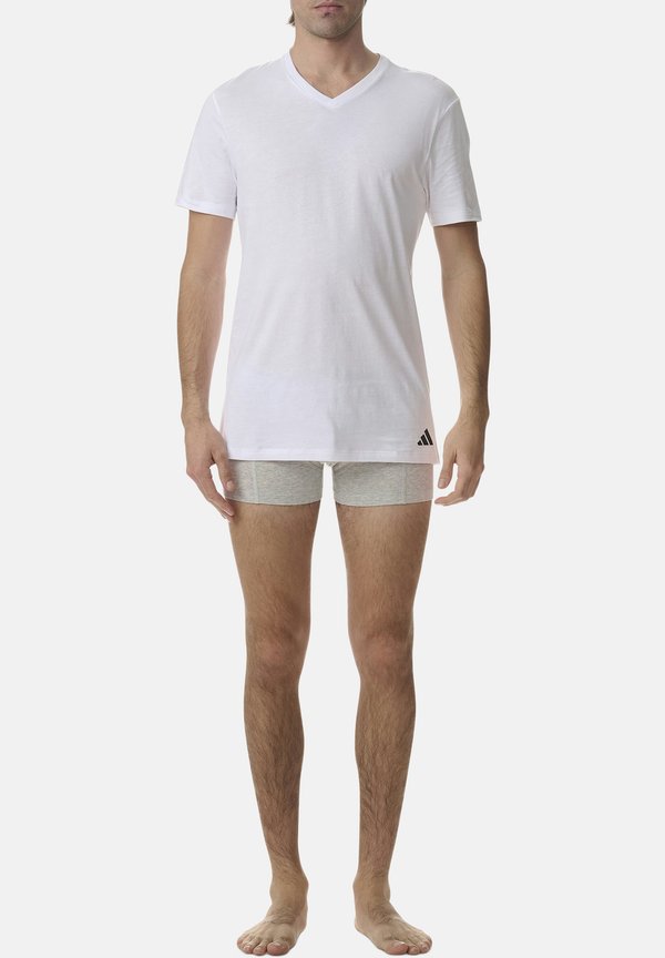 adidas Sportswear 6ER PACK ACTIVE CORE KURZARM - Undershirt - weiß