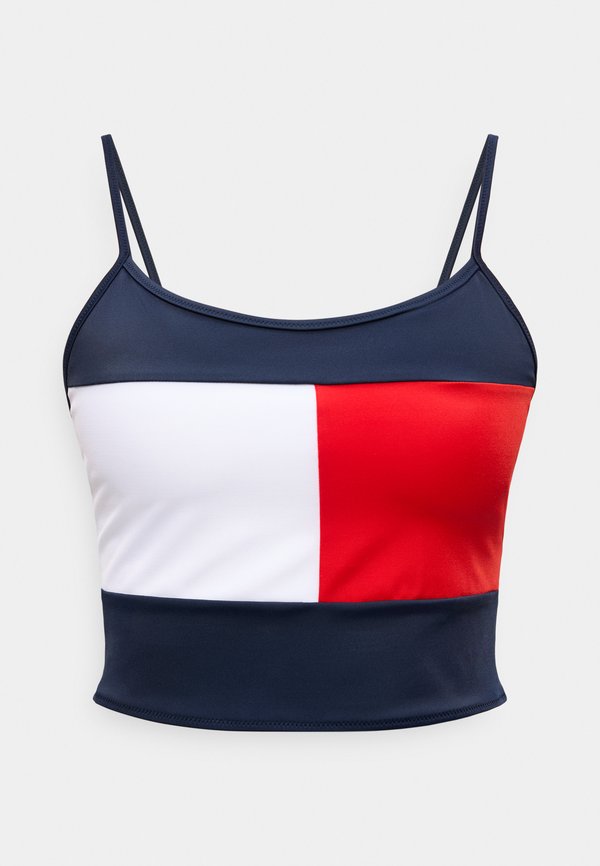 Tommy Hilfiger SIGNATURE COLOUR-BLOCKED TANKINI TOP