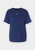 Nike Performance ONE RELAXED - Sports T-shirt - midnight navy/white