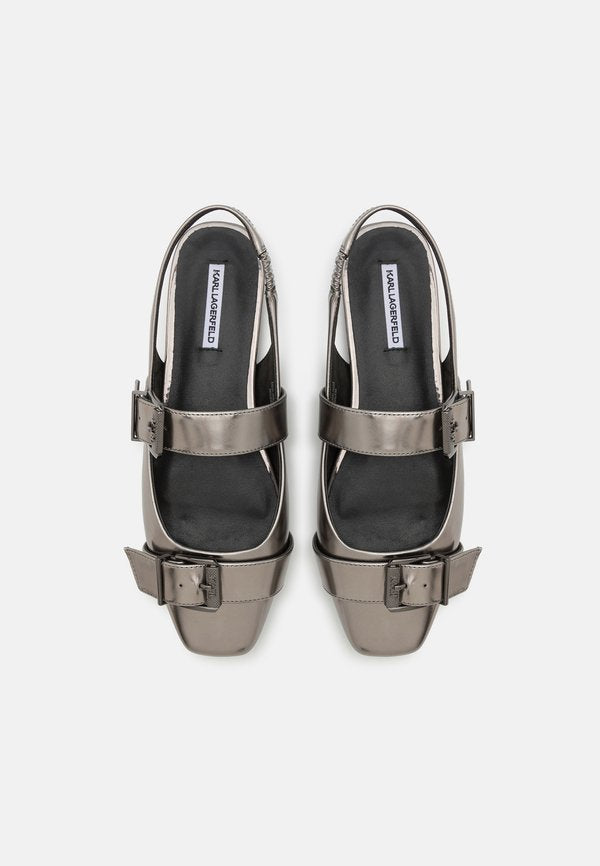 KARL LAGERFELD KONNIE DOUBLE BUCKLE SLING