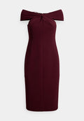 Lauren Ralph Lauren TWIST-FRONT CREPE COCKTAIL DRESS