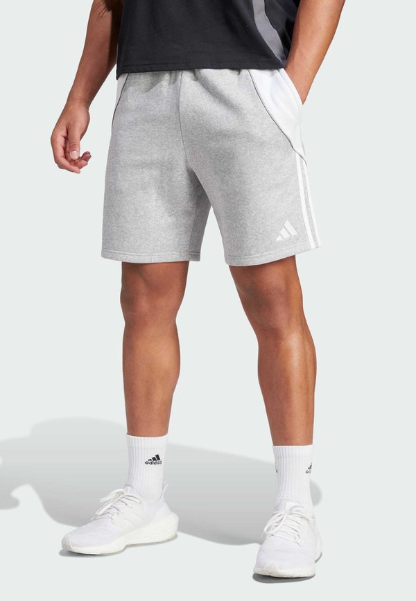 adidas Performance TIRO24 SWEAT SHORT - Sports shorts - medium grey heather   white