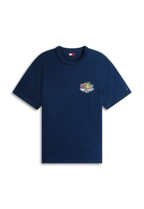 Tommy Jeans GRAPHIC TEXTURED RELAXED CREW NECK T-SHIRT