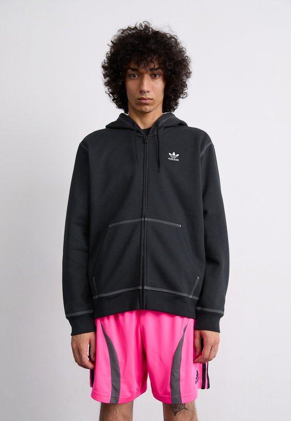 adidas Originals ESSENTIALS - Zip-up sweatshirt - black