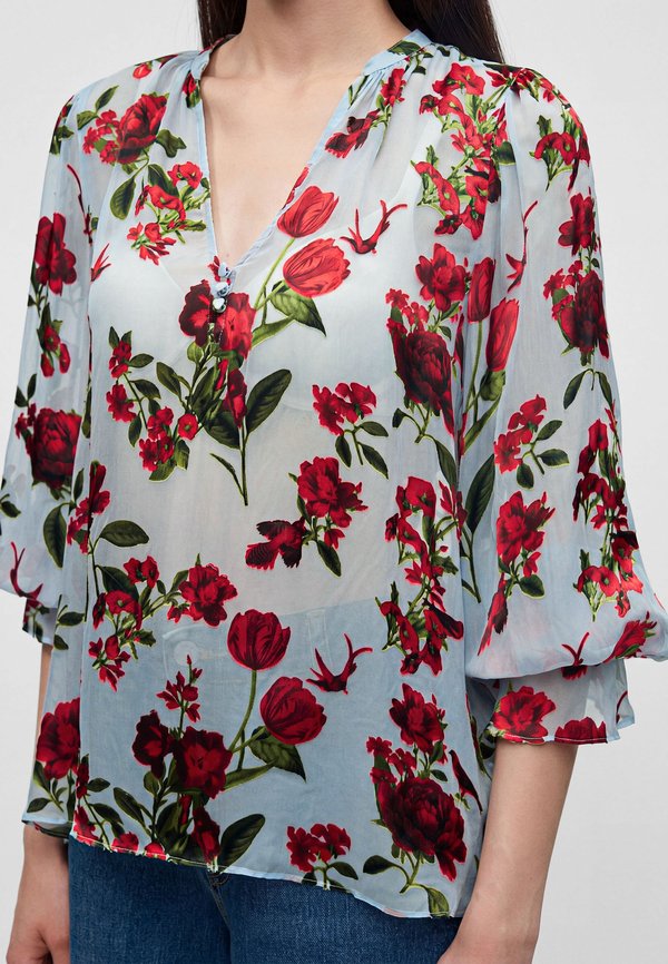 Alice + Olivia MORANNE TIE RUFFLE