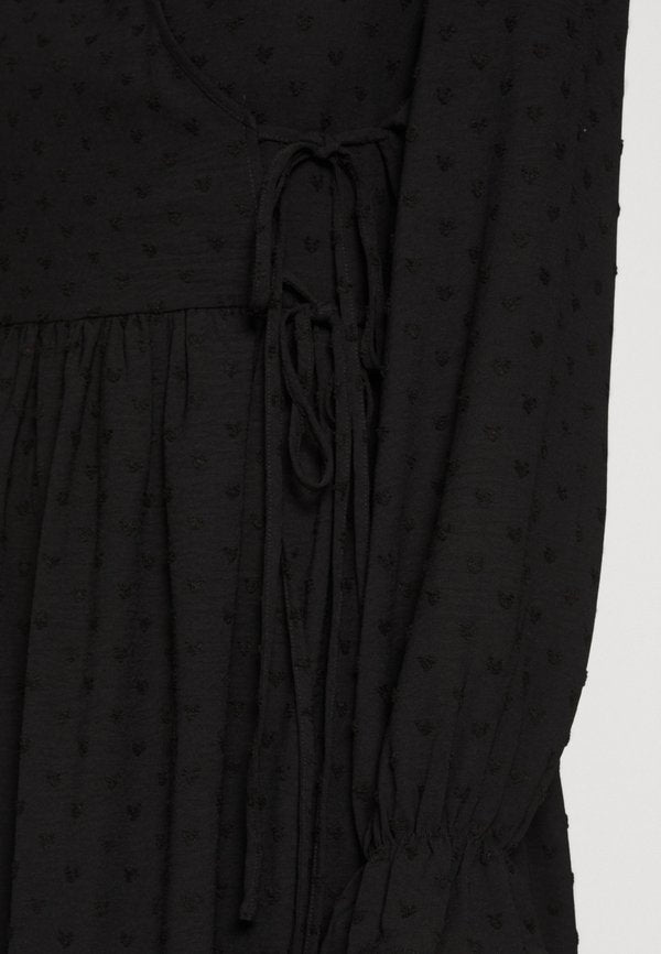 Pieces PCJOURNI HEART WRAP MIDI DRESS