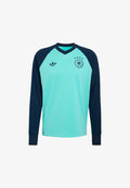 adidas Performance GERMANY 26 AWAY PRE-MATCH WARM - Long sleeved top - flash aqua