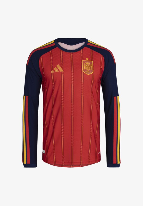 adidas Performance SPAIN 26 HOME AUTHENTIC LONG SLEEVE - Football jersey - vivid red