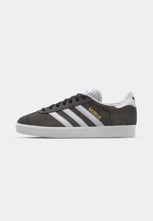 adidas Originals GAZELLE UNISEX - Trainers - dgh solid grey/white/gold-coloured metallic