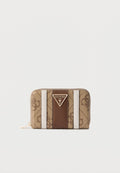 Guess LAUREL ZIP AROUND - Wallet - latte/brown