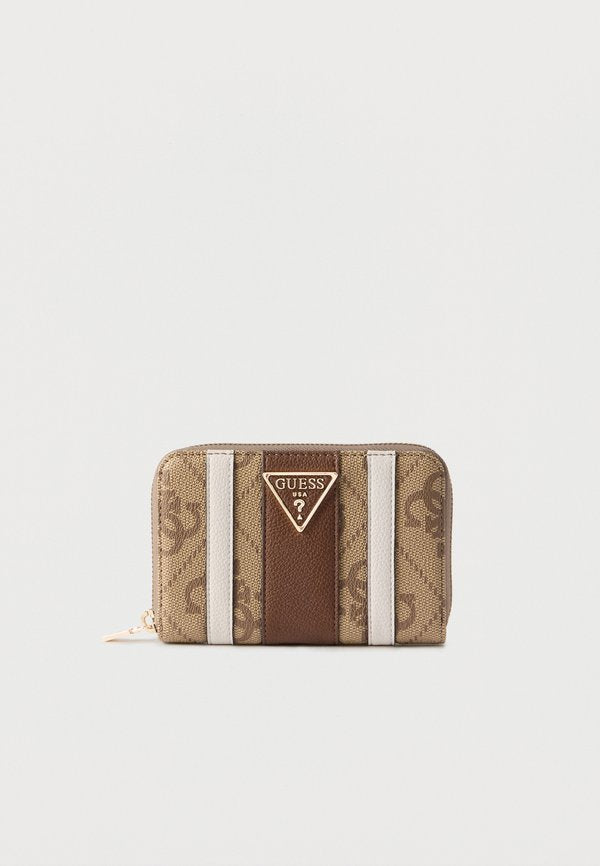 Guess LAUREL ZIP AROUND - Wallet - latte/brown