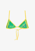 Bershka BIKINI TOP - Bikini top - evergreen