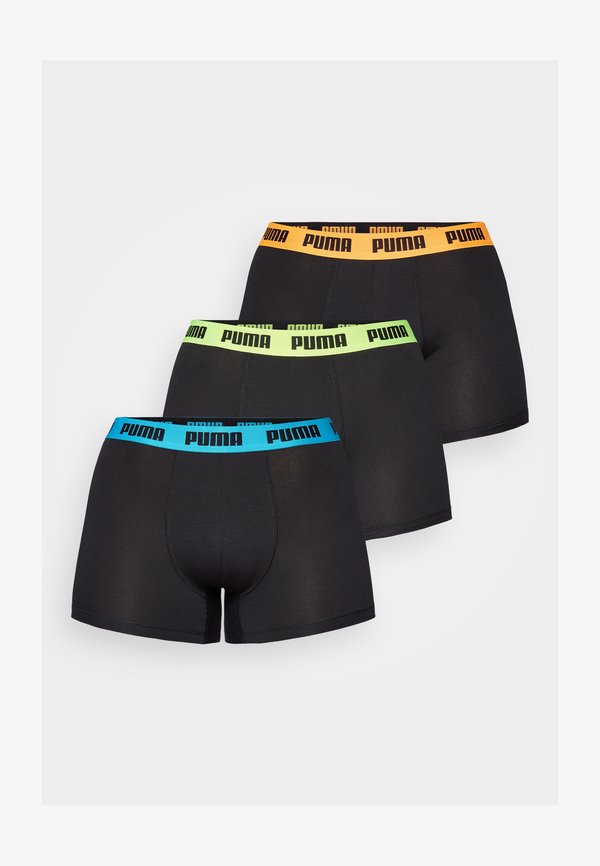 Puma MEN EVERYDAY 3 PACK - Boxer briefs - black pop