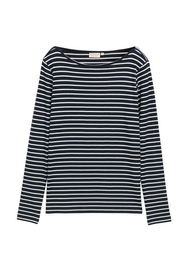 TOM TAILOR STRIPED BOAT NECK