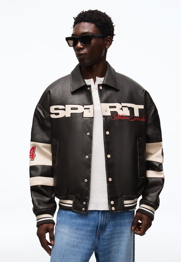 Bershka Bomber Jacket - black
