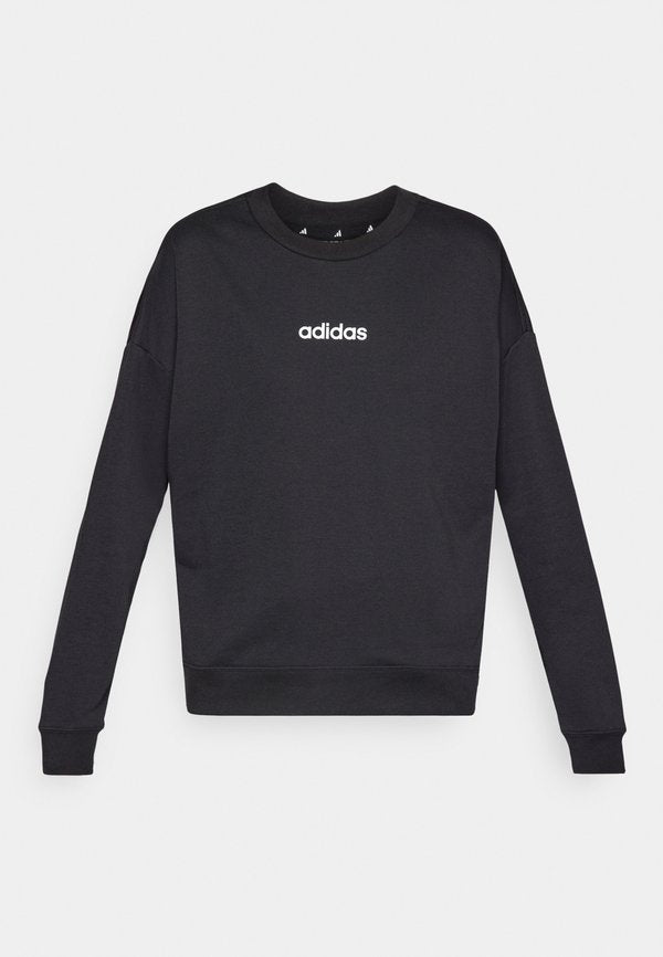 adidas Sportswear ESSENTIALS LINEAR  - Sweatshirt - black/white