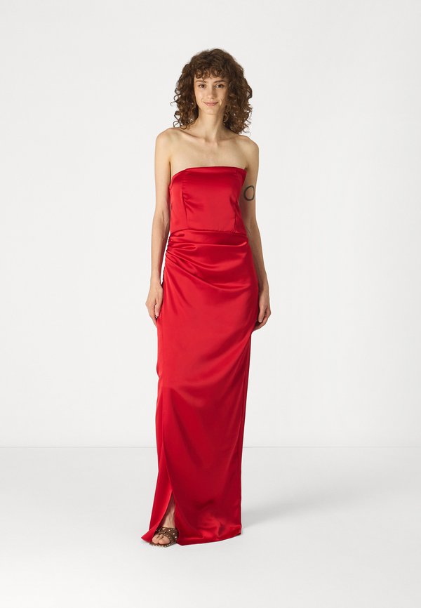 WAL G. WEDDING MELODY ROUCHED MAXI