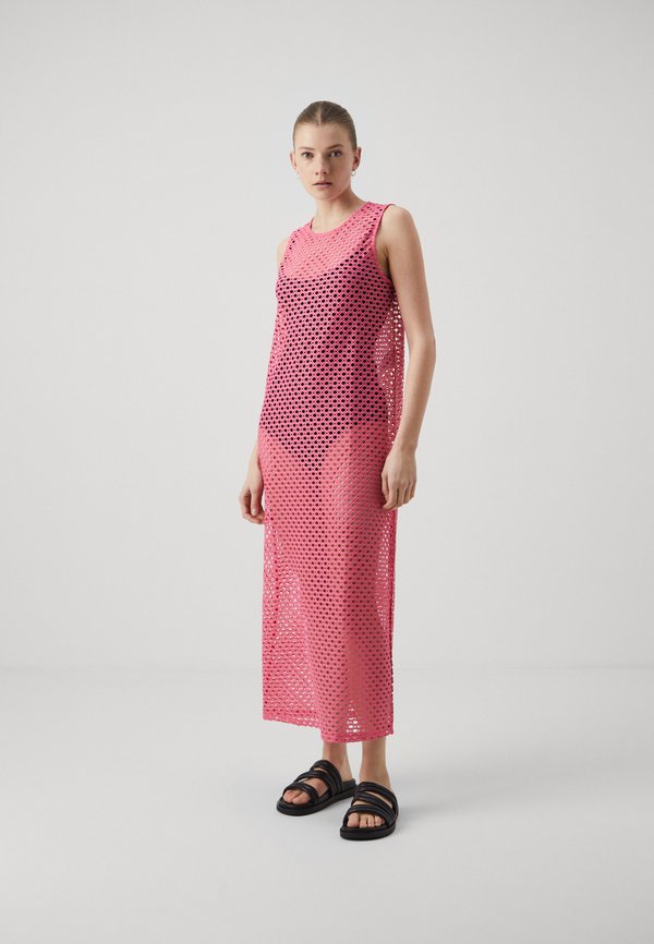 Pieces PCMOCCA O NECK ANKLE DRESS