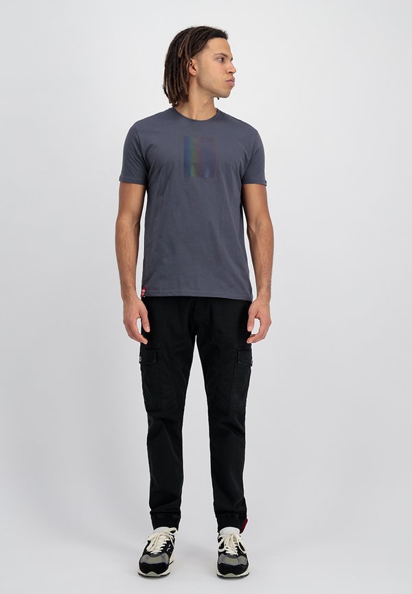 Alpha Industries RAINBOW REFLECTIVE LABEL T