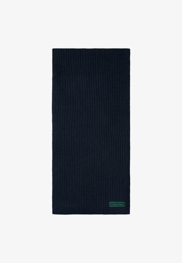 Calvin Klein PATCH CHUNKY UNISEX - Scarf - black
