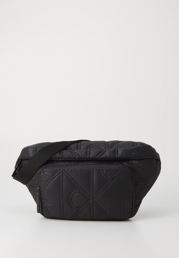 Calvin Klein PUFFER EMBLEM - Bum bag - black