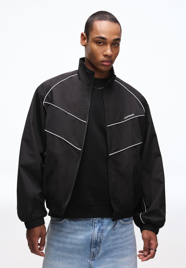 Bershka RETRO - Bomber Jacket - black