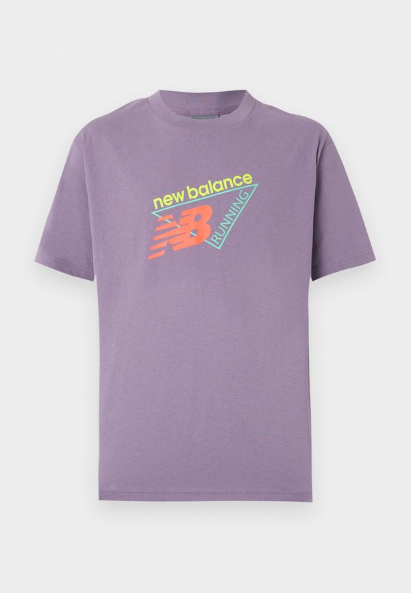 New Balance UNISEX - Print T-shirt - candied violet