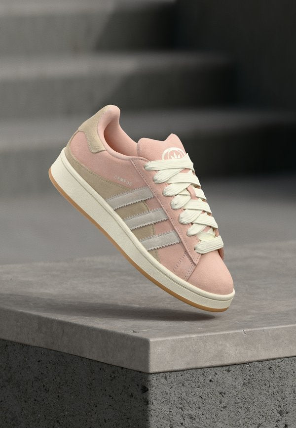 adidas Originals CAMPUS 00S TWIST - Skate shoes - blush pink/off white/stone khaki