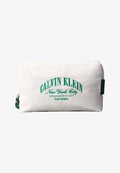 Calvin Klein GRAPHIC POUCH - Wash bag - bone white