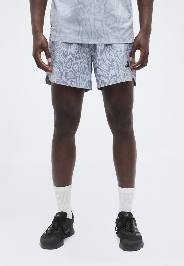 adidas Performance D4T PRIMELIFT AOP SHORT - Sports shorts - halo silver-coloured/grey