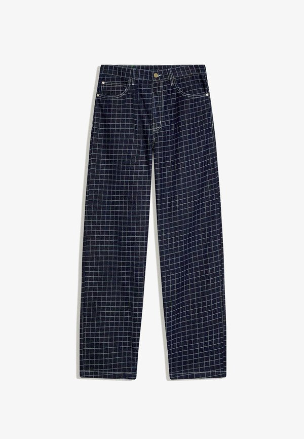 Bershka MENSWEAR DROP 8 - TROUSERS - Trousers - dark blue