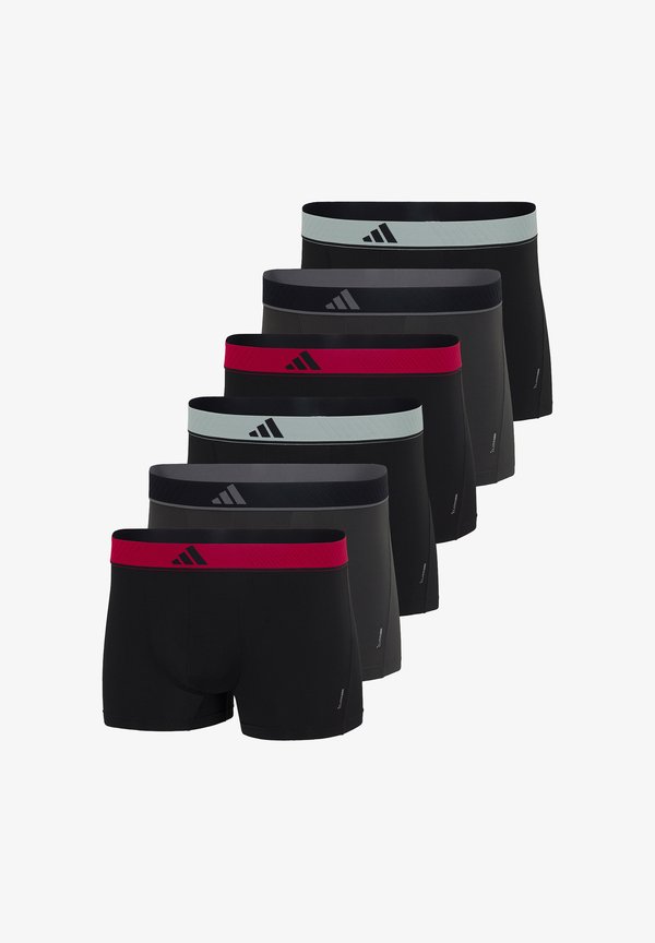 adidas Sportswear 6-PACK - Trunks - schwarz/grau