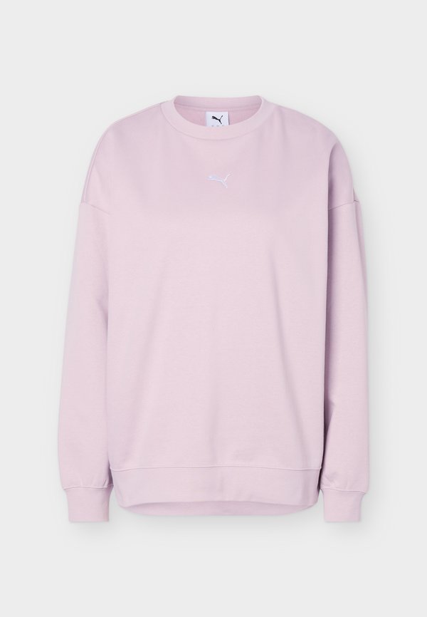Puma ESS OVERSIZED CREW FL - Sweatshirt - misty pink