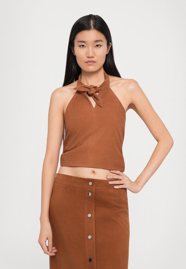 STUDIO ID TIE NECK HALTER