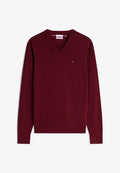 Tommy Hilfiger PIMA  - Jumper - deep rouge