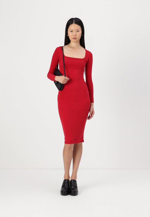 WAL G. SQUARE NECK MIDI
