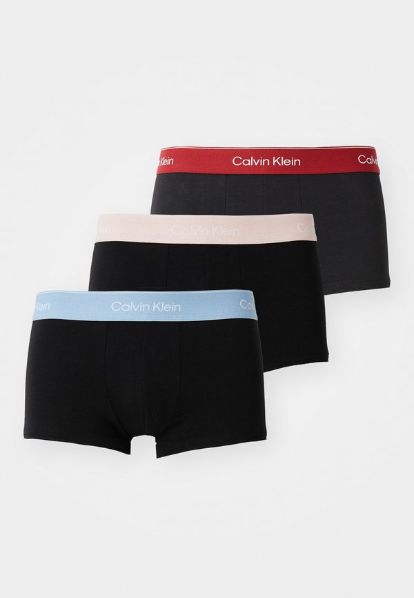 Calvin Klein Underwear ICON 3 PACK - Trunks - black/fall berry