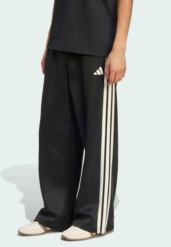 adidas Sportswear ADIDAS SPORTSWEAR STADIUM  LOOSE OPEN HEM PANT - Tracksuit bottoms - black