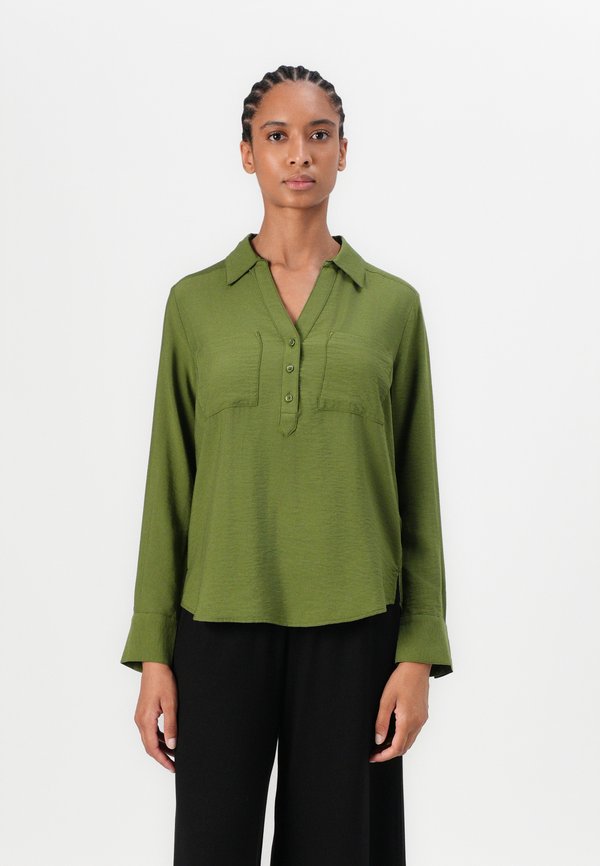 TOM TAILOR BLOUSE STRUCTURED SOLID
