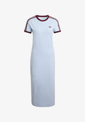 adidas Originals 3S - Jersey dress - crystal sky   maroon
