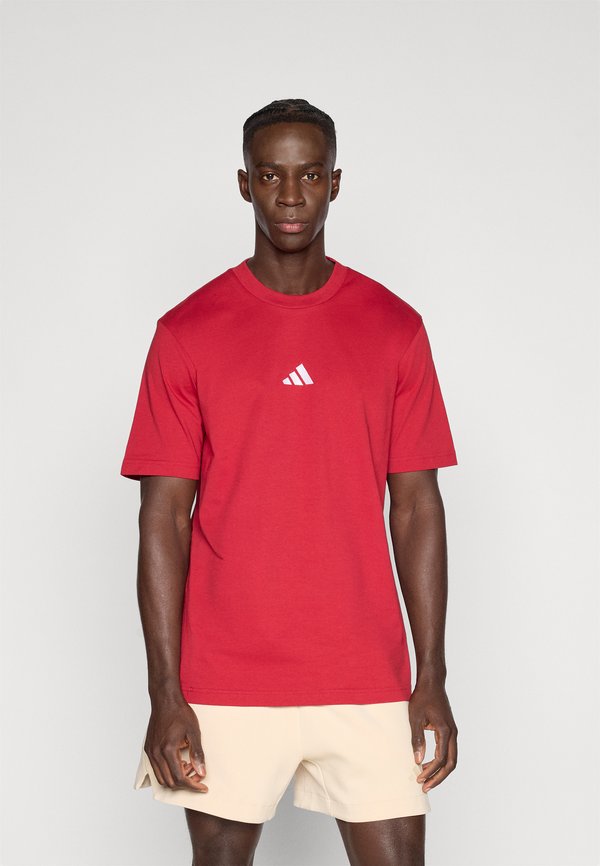 adidas Sportswear Basic T-shirt - active maroon/white