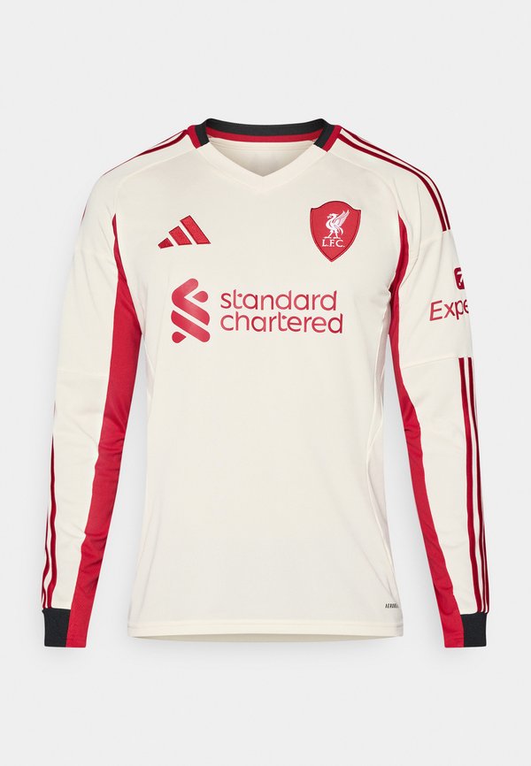 adidas Performance LIVERPOOL FC 25/26 AWAY JERSEY LONGSLEEVE - Club wear - white