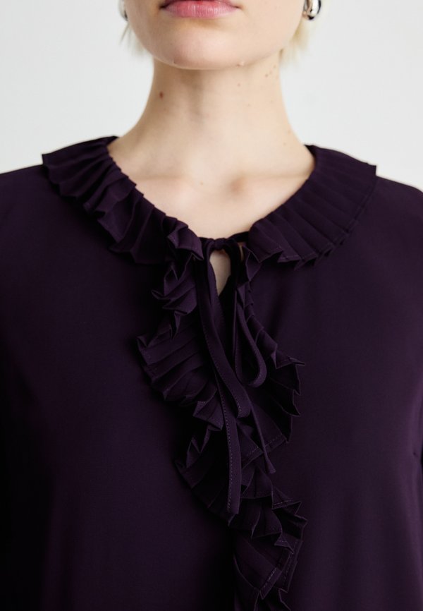 VILA VIMODESTY V NECK FRILL DRESS