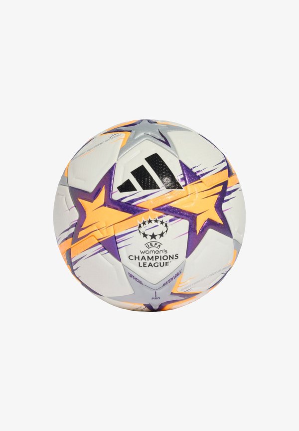 adidas Performance WOMENS UEFA CHAMPIONS LEAGUE PRO BALL UNISEX - Football - white/lucid tangerine/black