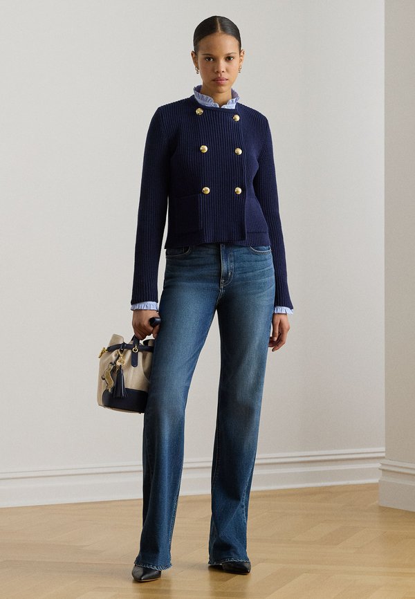 Lauren Ralph Lauren Petite HIGH-RISE STRAIGHT WIDE-LEG JEAN