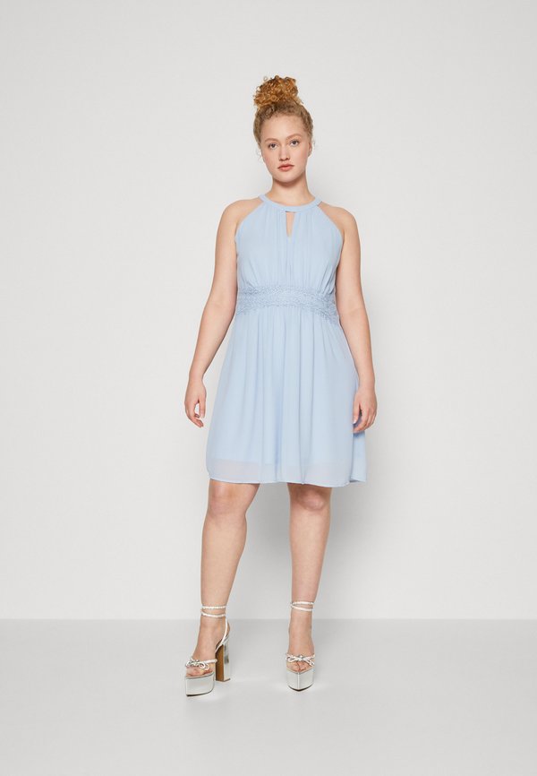 EVOKED VILA VIMILINA HALTER NECK DRESS