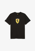 Puma SCUDERIA FERRARI COLOURED SHIELD T-SHIRT - Print T-shirt - black