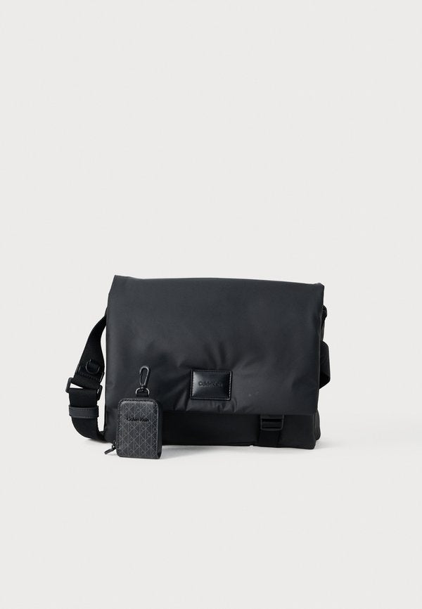 Calvin Klein UTILITY MESSENGER - Cross body bag - black